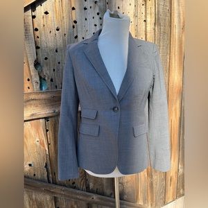 Banana Republic Women's Gray One Button Blazer Size 6P